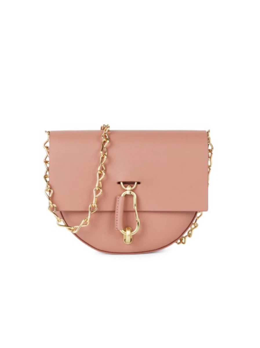 ZAC Zac Posen Belay Mini Saddle Women Crossbody Leather Handbag In Brick  Color