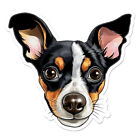 Rat Terrier Dog Vinyl Decal Sticker - ebn11325