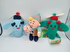 Vintage Herbie The Elf And Misfit Planes Plush Lot