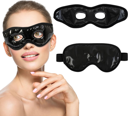 2PCS Cooling Gel Eye Mask with Mineral Mud, Reusable Ice Face Mask Cold/Hot Eye - Picture 12 of 12