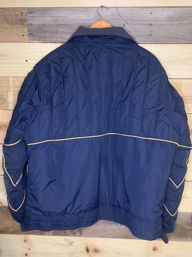 Vintage Polaris Snowmobile Jacket Mens XL Blue - Picture 4 of 12