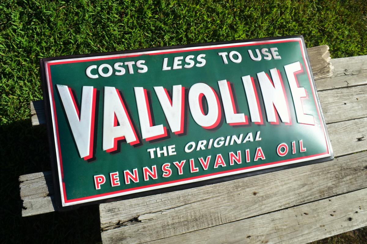 専用【Valvoline バルボリンオイル】ヴィンテージネオン時計付看板 専用【Valvoline バルボリンオイル】ヴィンテージネオン時計付
