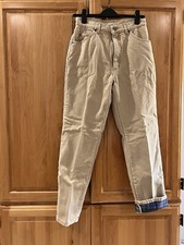 Vintage LL Bean Fleece Lined Jeans Size 10 Women’s New READ Double L Made in USA