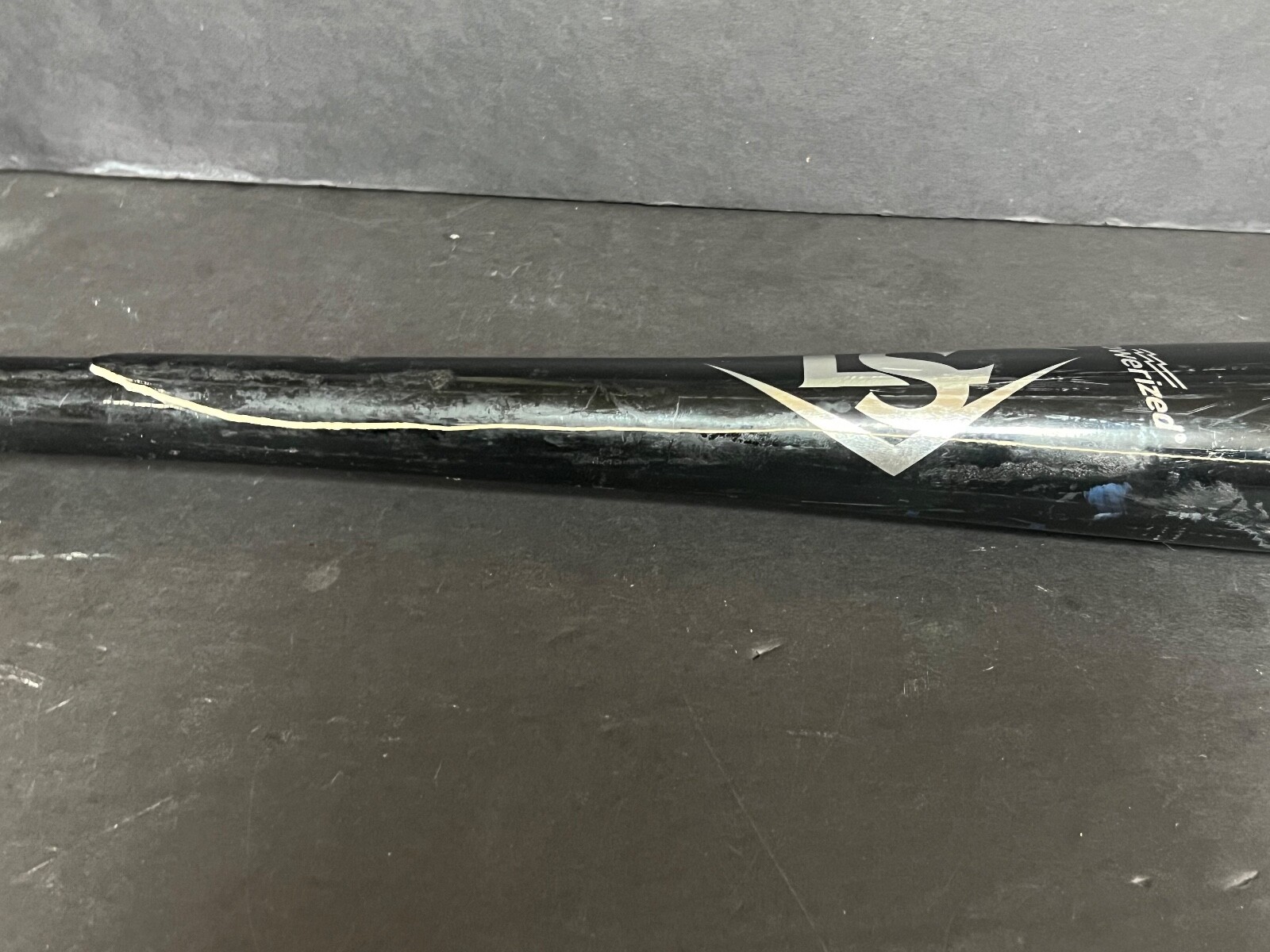 Corbin Carroll Diamondbacks Auto Signed 2021 Game Used Cracked Bat ~ view 6