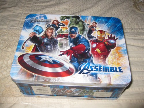 Marvel The Avengers montieren Blech Brotdose Blechdose Firma neue Sammlung - mehr