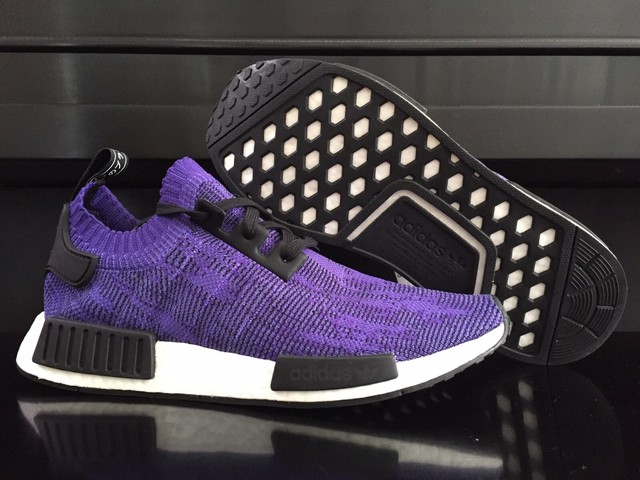purple and white nmd