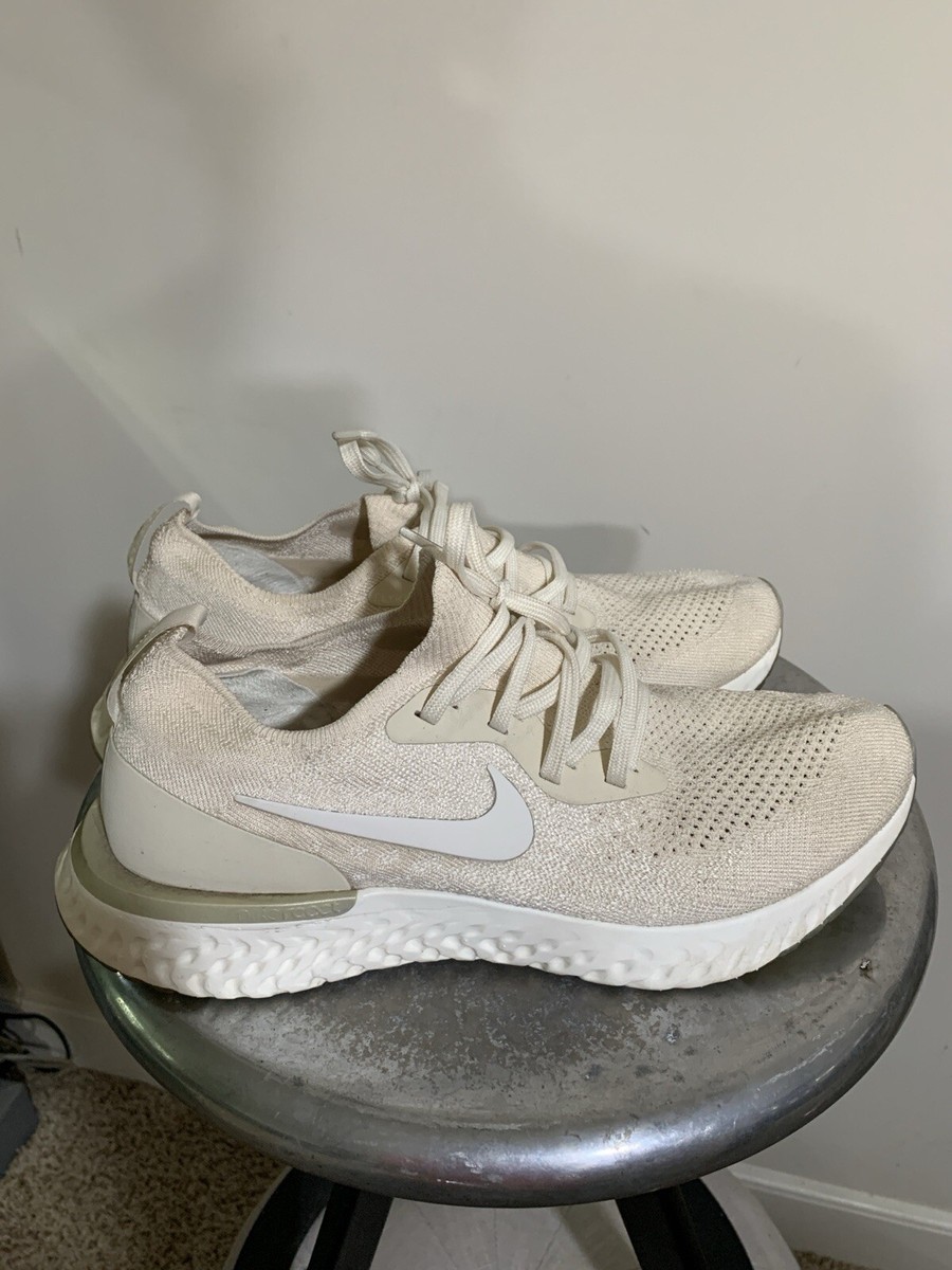 Size 10.5 - Nike Epic React Flyknit Light Cream W for sale
