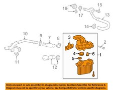 GM OEM 16-20 CT6 Cooling Engine Oil Cooler-Oil Cooler Assy 12699381