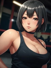 Digital Image Picture Photo Wallpaper Background Art, Sexy Anime Girl 