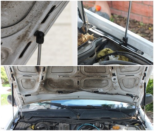 Bonnet Strut Installation Kit x2 Gas Lift Damper fit Daewoo Nexia 2008-2016 - Picture 2 of 3
