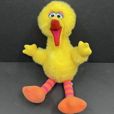 Sesame Street Big Bird 13" Plush Doll 1996 Playskool Hasbro Toy Figure Vintage