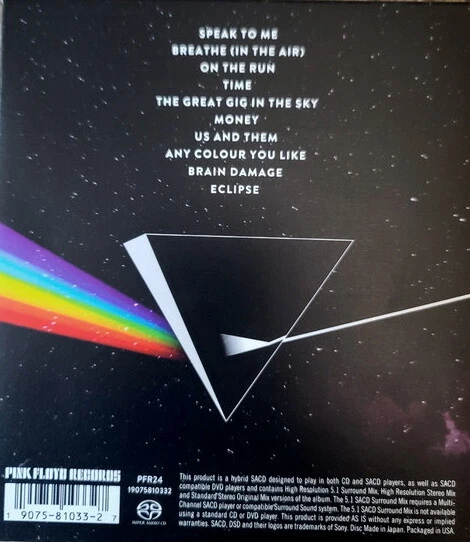 ANALOGUE PRODUCTIONS PFR24 PINK FLOYD DARK SIDE OF THE MOON CAPP-81033 HYBRID ! - Bild 4 von 4