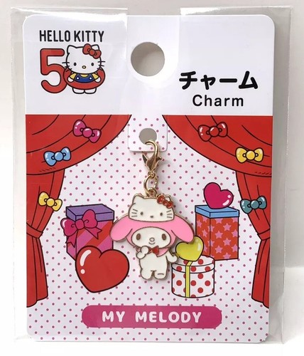 Sanrio Characters My Melody Micro Charm Zip Pull - 第 1/2 張圖片