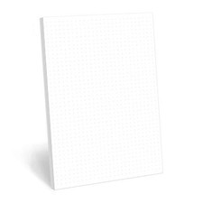 321Done Dot Grid Notepad – Dotted Graph Paper Small 5.5x8.5 – Made in USA – 5...