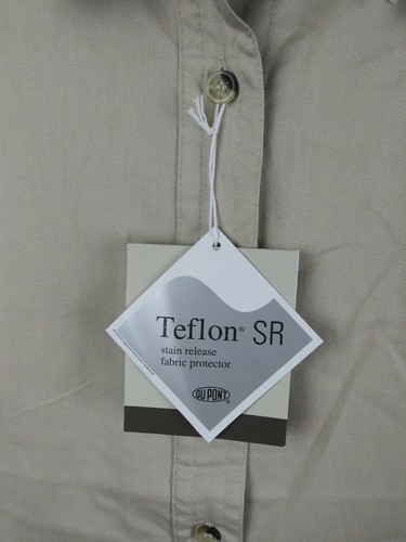 Tri-Mountain Teflon SR Womens 2XL XXL Long Sleeve Shirt Dupont Stain Release - Picture 6 of 8