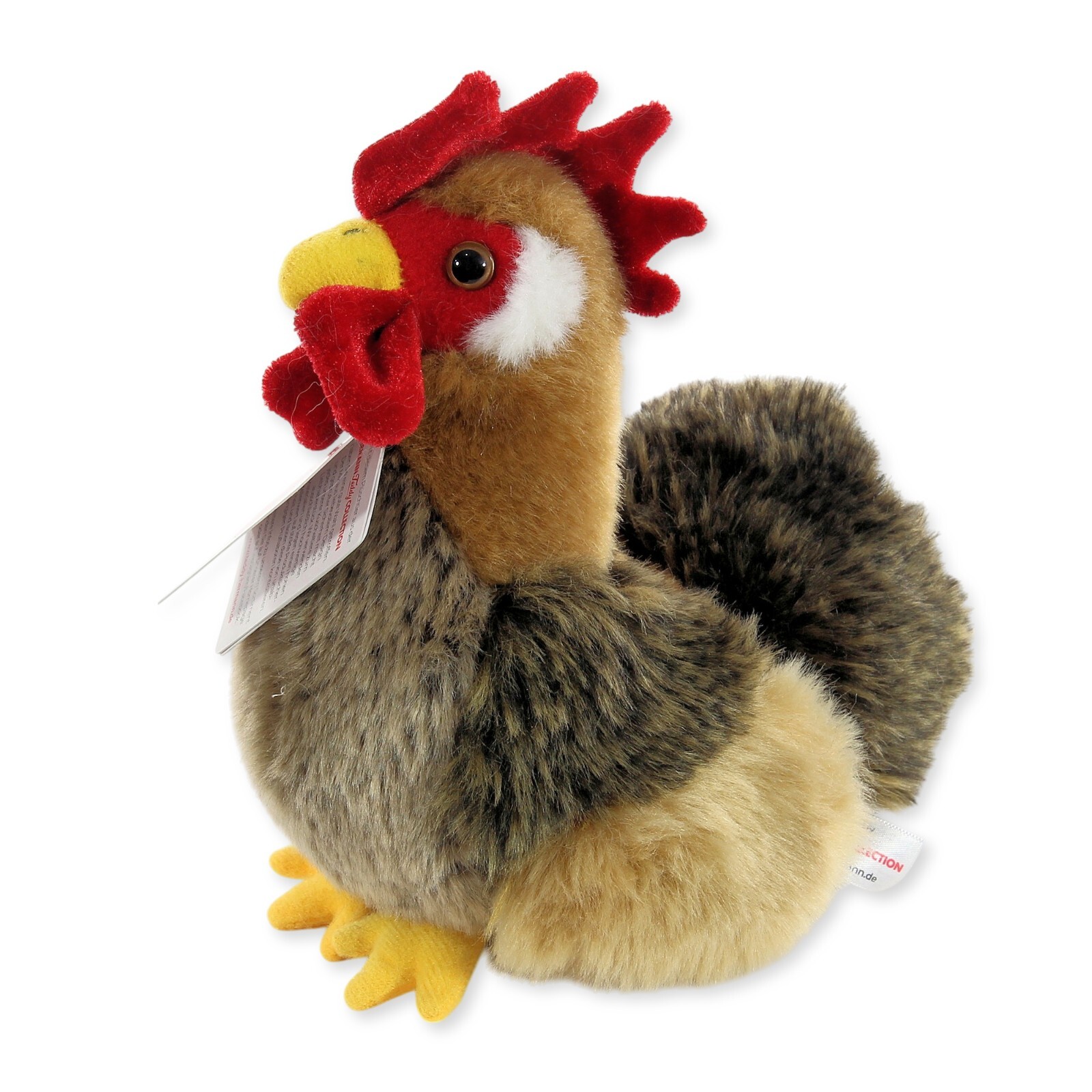 Teddy Hermann Rooster Cockerel 94146 Plush Soft Toy Farm Bird Animal Lovers Gift