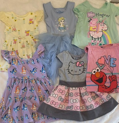 GIRLS KIDS CLOTHES 12 MONTHS & UP DISNEY, CARTOON,TV CHARACTERS,FAMILY PRE OWNED