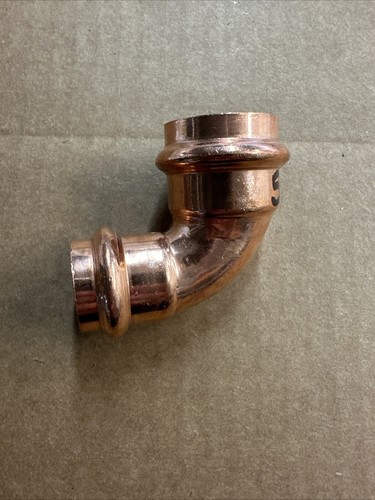 1”X3/4” Copper 90 Degree Elbow pro press fit