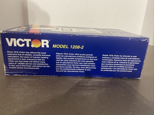 Classic Victor 1208-2 Calculator Two Color Printing Cost-Sell Margin Keys NOS!! - Picture 12 of 15