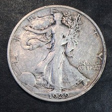 1929-S Walking Liberty Half - High Quality Scans #Q463