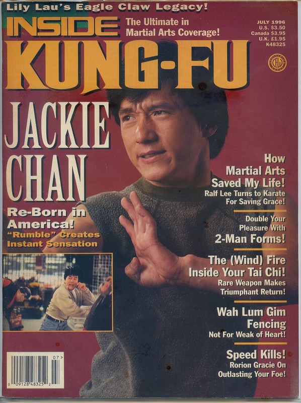 INSIDE KUNG FU magazine - JULY 1996 - Jackie Chan Lily Lau Tai Chi Wah Lum 7/96