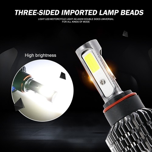 Bombilla de faro LED blanca para motocicleta universal H4 P15D BA20D H6 20W haz alto - Imagen 5 de 12