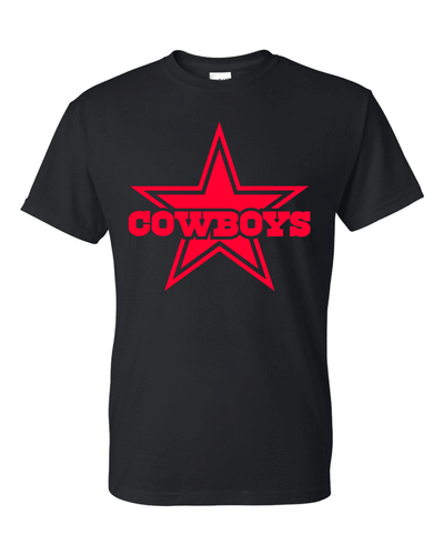 Dallas Cowboys Star T-Shirt All Colors + Design Colors Sizes S-5XL & Youth Kids - Picture 18 of 29