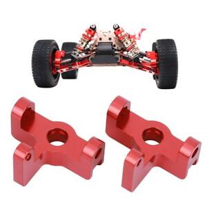 1 Pair Aluminum Alloy RC Car Front Wheel Seat Fit for WLtoys 1/14 144001 RC Car
