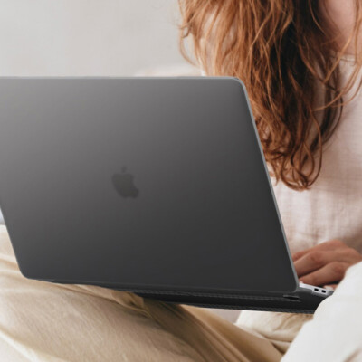 Matte Black or Glossy Clear Case for 2020/19/18/17 Macbook 13