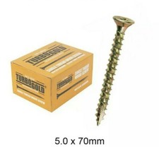 Image of TurboGold Multi Purpose Wood Screws Fully Threaded 5.0 X 70 mm ( 100 )