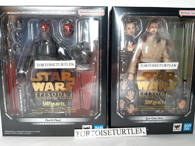 S.H.Figuarts Qui-Gon Jinn & Darth Maul Set STAR WARS Phantom