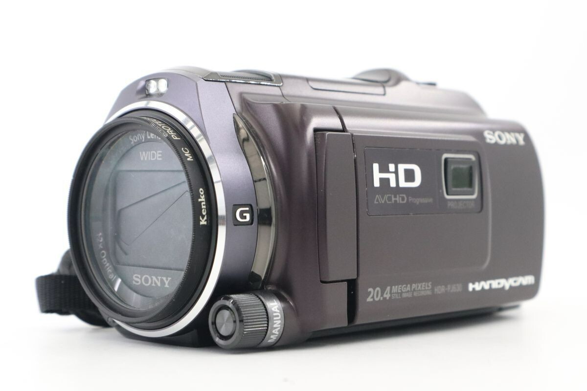 SONY ソニー HDR-PJ630V Handycam SONY HDR-PJ630V Black Handycam Video Camera 12x Optical 64GB
