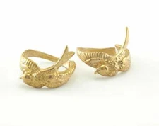 Bird Adjustable Ring Raw brass (17.5mm 7US inner size - Adjustable ) OZ2031