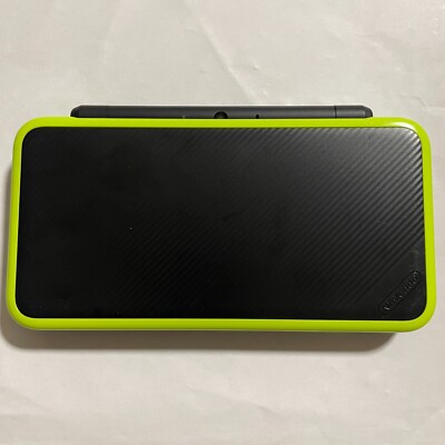 Nintendo New 2DS LL XL Console Black x Lime Japan 4GB SD