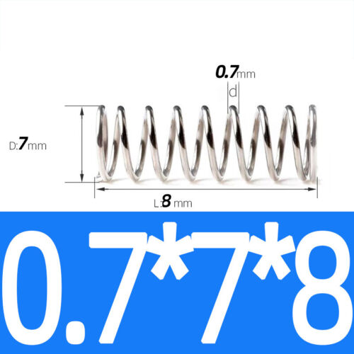 Compression Spring Steel 0.2 - 1mm Wire Dia 2mm - 12mm OD Small Pressure Springs - Picture 61 of 130