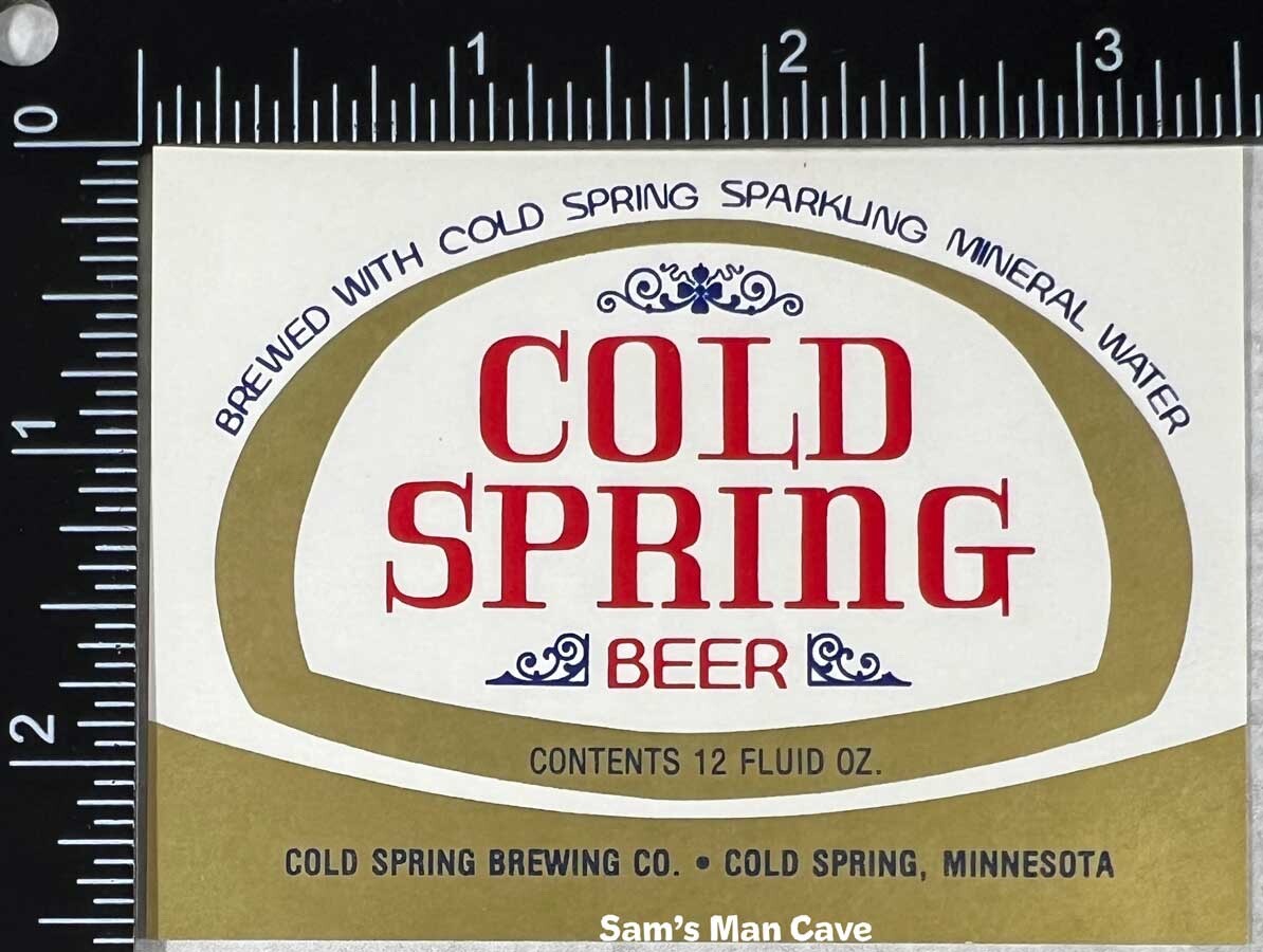Sign Of Spring Beer Cold Spring Beer Label - MINNESOTA | eBay