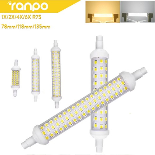 Dimmable R7s Led Light Bulbs AC220V 135mm 3000K mini lamp J135 High Beam 10W SMD