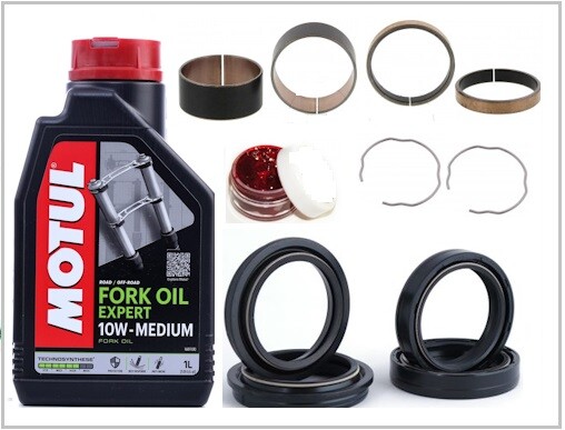 Fork Oil Dust Seal Bush Kit for Kawasaki ZXR 750 J 1991-1992