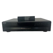 Sony CDP-CE375 5 Disc Carousel CD Changer W/Remote. Tested, Works Great. 