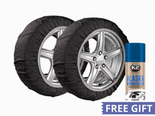 Calcetines de nieve para coche Homologado EN16662-1 Talla L 185/65R17 Bottari +