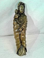 Guanyin,Kuan Yin,buddhis.G&ouml;ttin d.Barmherzigkeit,Bronze Skulptur