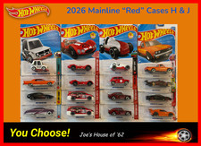 HOT WHEELS 2026 Mainline "Red Edition" Case with cars from H - J - L