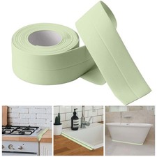 Bath  Kitchen Caulk Tape Sealant Strip, PVC Self Adhesive Tub and Wall Green