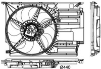 Mahle LüFter, MotorküHlung CFF 404 000P FüR BMW Mini