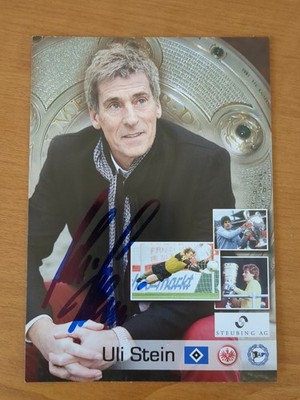 Unikat. Orginales Autogramm. DFB. WM. EM. Eintracht Frankfurt. HSV. Uli Stein. 