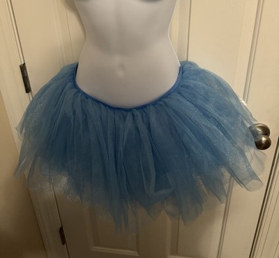 Baby Blue Princess Tutu Skirt Party City Dance Dress Burlesque Sexy Clubwear NEW