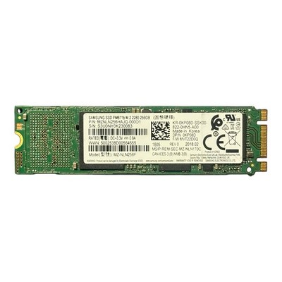 SAMSUNG 256Gb SSD Solid State Drive PM871b M.2 MZ-NLN256F MZMLN256HAJQ-000D1