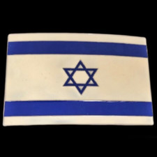 Israel National Country Flag Metal Belt Buckle