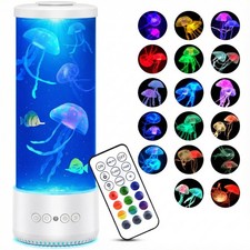 Tuknuga Jellyfish Lamp17 Colors Remote Controlled Table Lampsensory Aquarium