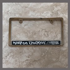 Keep On Buggin Vw Volkswagen Chrome License Plate Frame